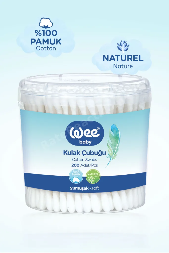 200'lü Bebek Kulak Çubuğu (200x4 800 Adet)