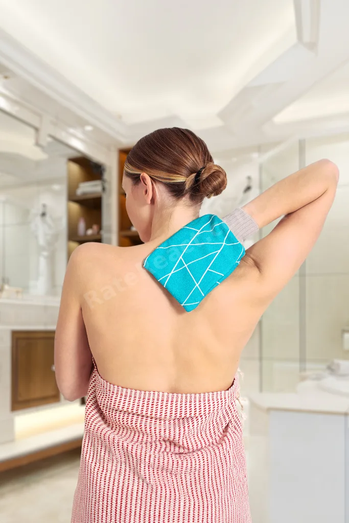 Mikrofiber Banyo Kesesi (3 ADET) Derinlemesine Cilt Bakımı Nazik Peeling Ve Etkili Arındırma
