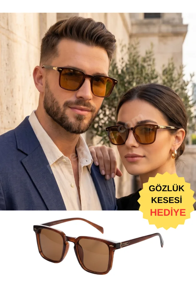 Royal Eyewear Re981 Koyu Kahverengi Güneş Gözlüğü