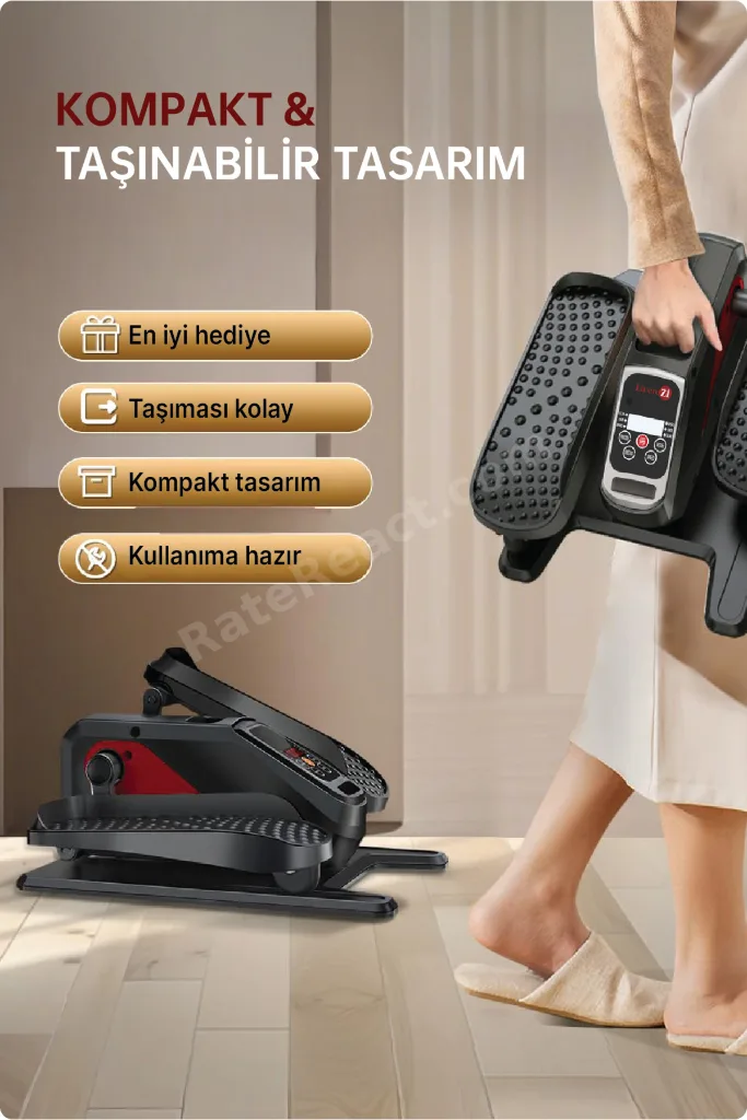 Fit Eliptik Kondisyon Bisikleti – Egezersiz ve Ayak Masaj Aleti