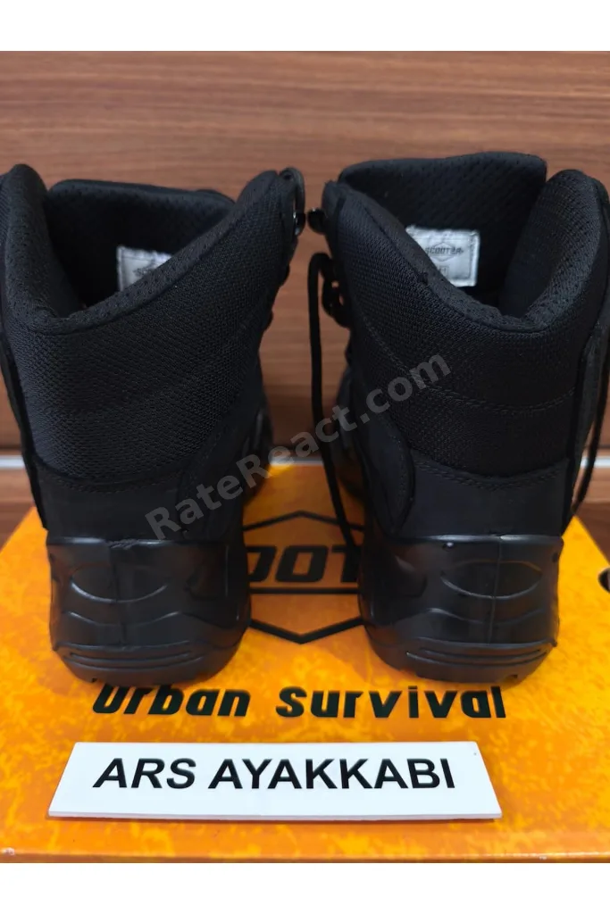 Bot Askeri Özel Harekat Tactical  Siyah 1492 Erkek Postal  Trekking  Bot