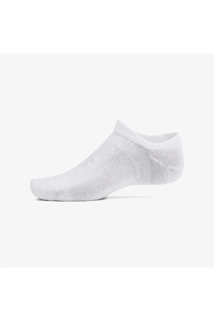 Essential No Show Unisex Beyaz 6'lı Çorap