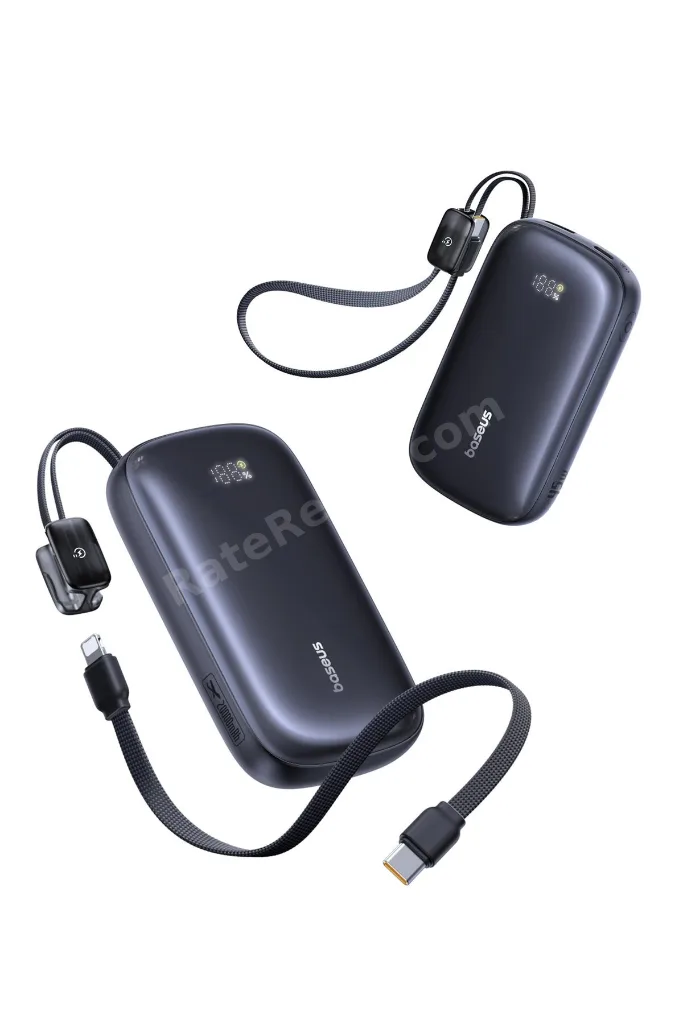 EnerFill FC21 QPow3 Ultra Dijital Göstergeli Powerbank 20.000 mAh 45W - Siyah