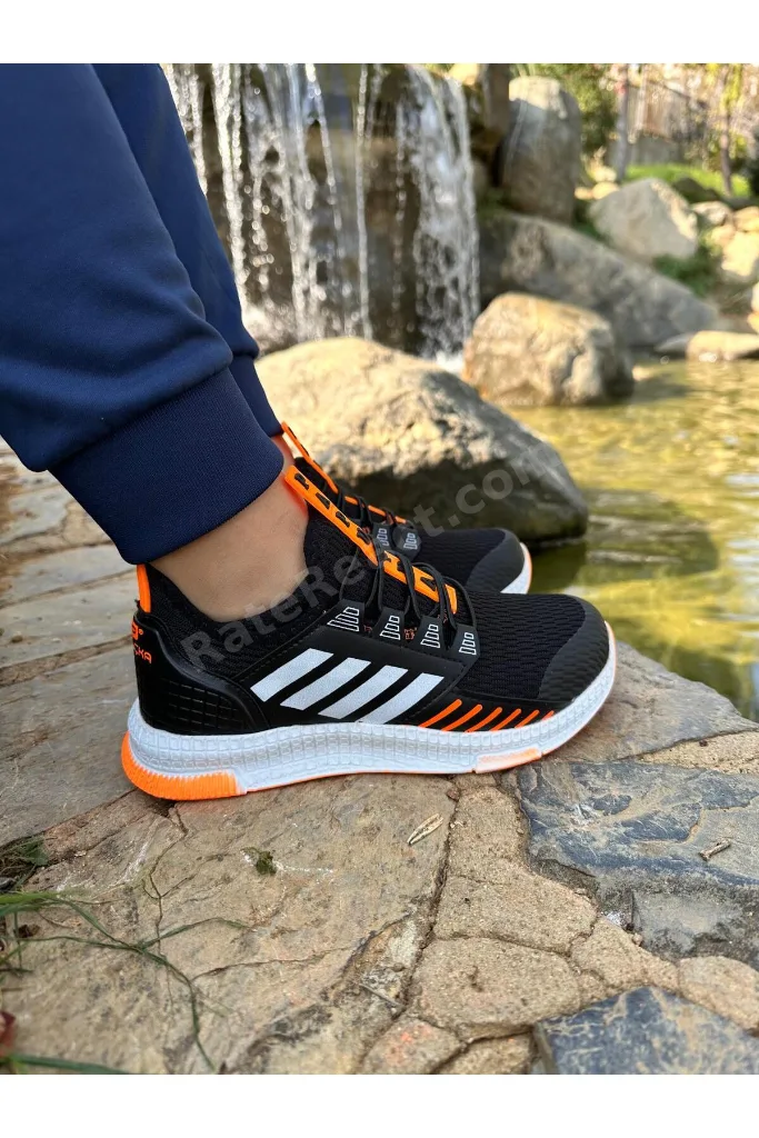 Fileli Yazlık Yürüyüş Ortopedik Rahat Hafif Taban Lastikli Çocuk Spor Ayakkabı Sneaker