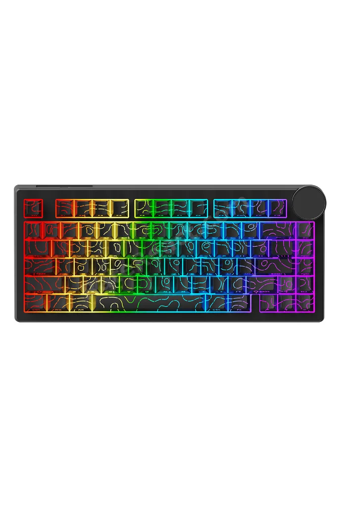AK820 V2 Manyetik Switch Kablolu Oyuncu Klavyesi 8000Hz Rapid Trigger RGB - Yarı Saydam Bilek Desteği