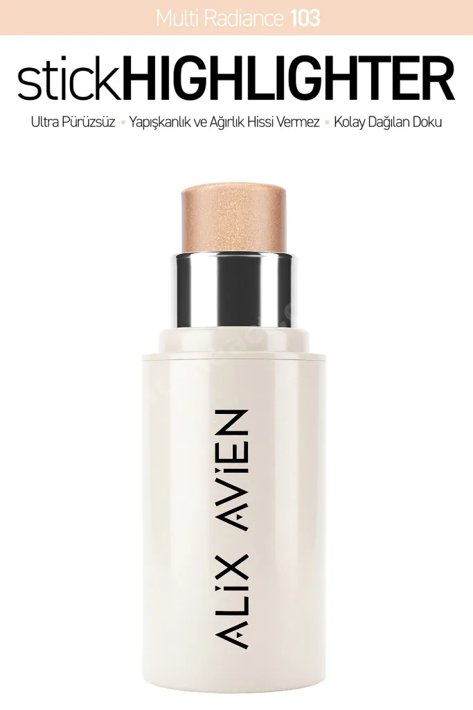 Parlak Işıltılı Nemlendirici Krem Stick Aydınlatıcı - Stick Highlighter 103 Multi Radiance