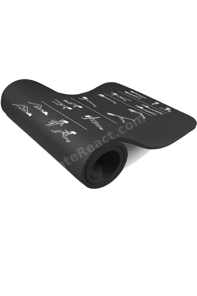 180x60 cm, 10 mm Kalınlık Egzersiz Hareketli Pilates Minderi