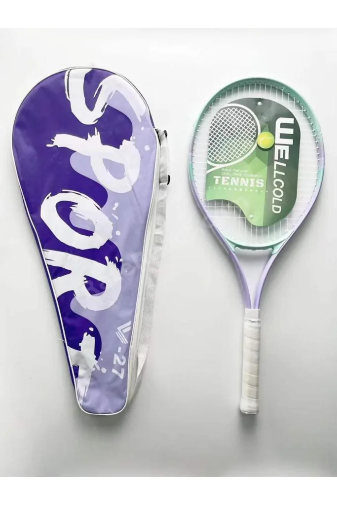 Yüksek Kalite Düşük Sarsılma Pro Tenis Raketi 27 Inch L1 + Taşıma Çantası