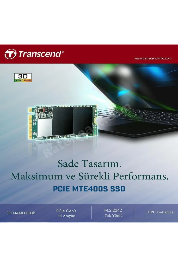 512gb M.2 2242 1000 - 1999 Mb/s Nvme Ssd Ts512gmte400s