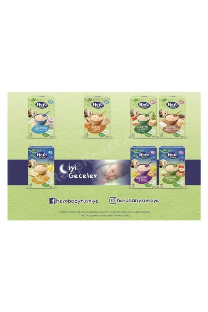 Sütlü Meyveli 8 Tahıllı Kaşık Maması 200 Gr x 4 Adet