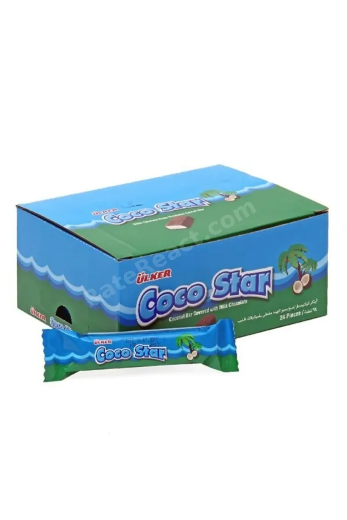 Cocostar Hindistan Cevizli Çikolata 25g x 24’lü – Yoğun Lezzet Paketi Toplam 600g