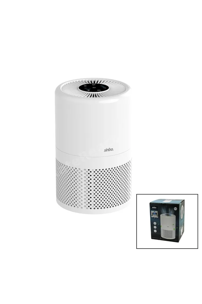 HAVA TEMİZLEME CİHAZI OTOMATİK FAN 3 KADEME FİLTRELEME LED AYDINLATMA SESSİZ UYKU MOD SAP-5507 (4887