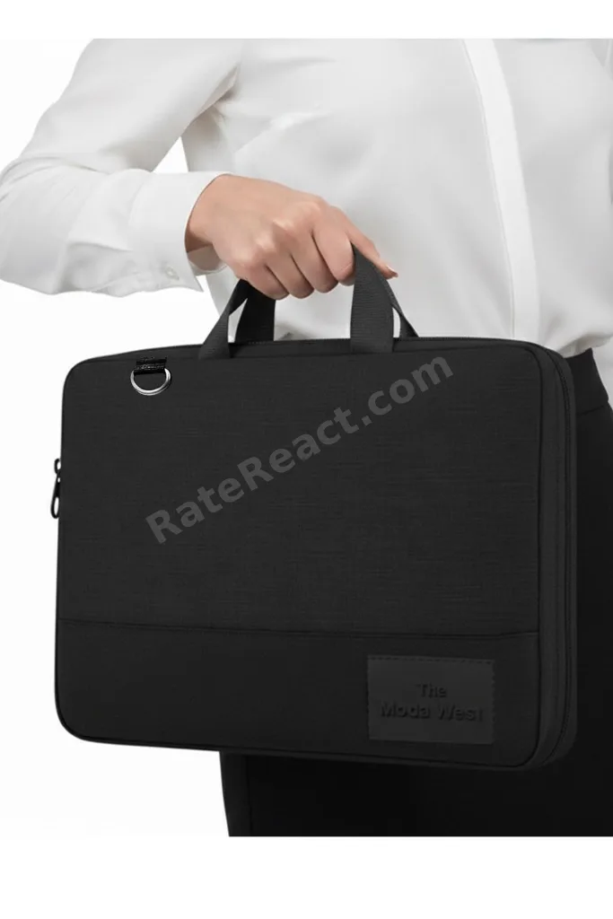 Siyah Organizer 15,6-16,1 Inç Omuz Askılı Notebook Bilgisayar Çantası/15