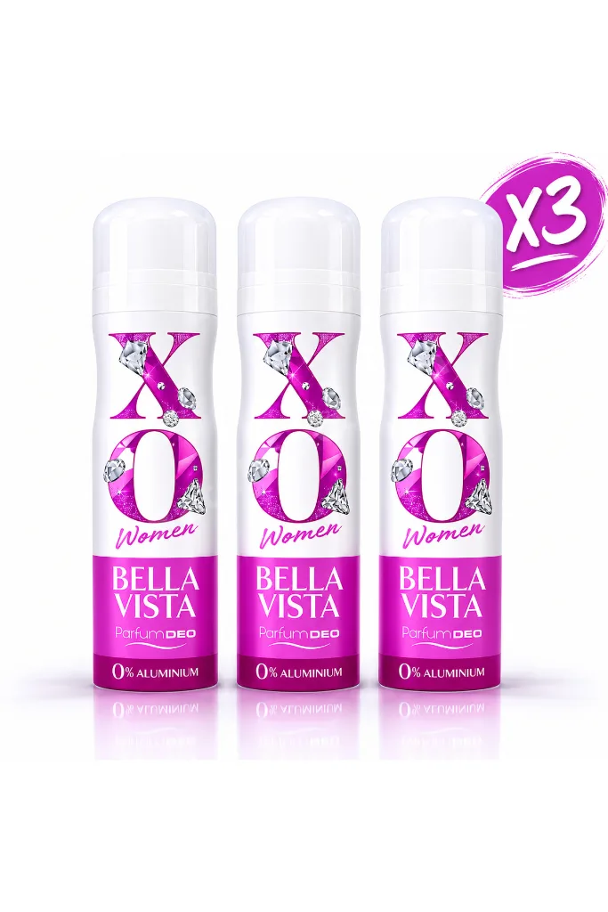 Bella Vista Kadın Deodorant 150 ml x 3 Adet