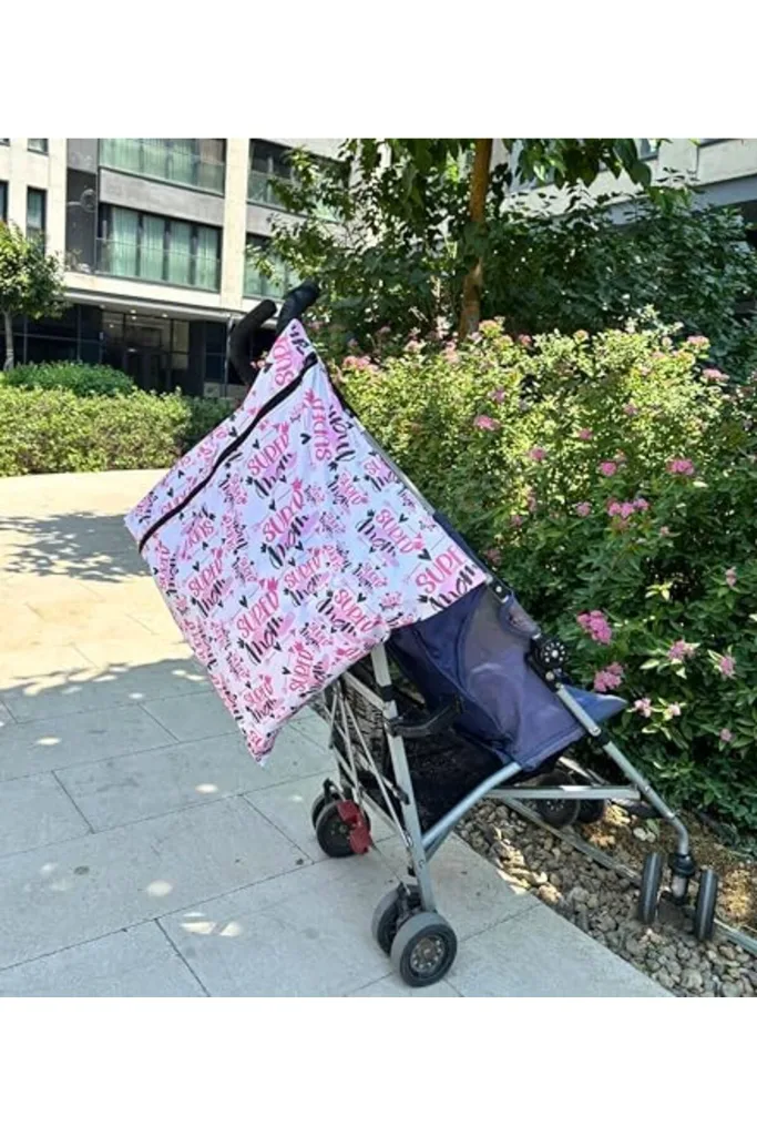 TTKTEKNOLOJİ Yorni Supermom Su Geçirmez Bebek Kirli Bez Kıyafet Islak Mayo Çantası, Torbası (43x46 c