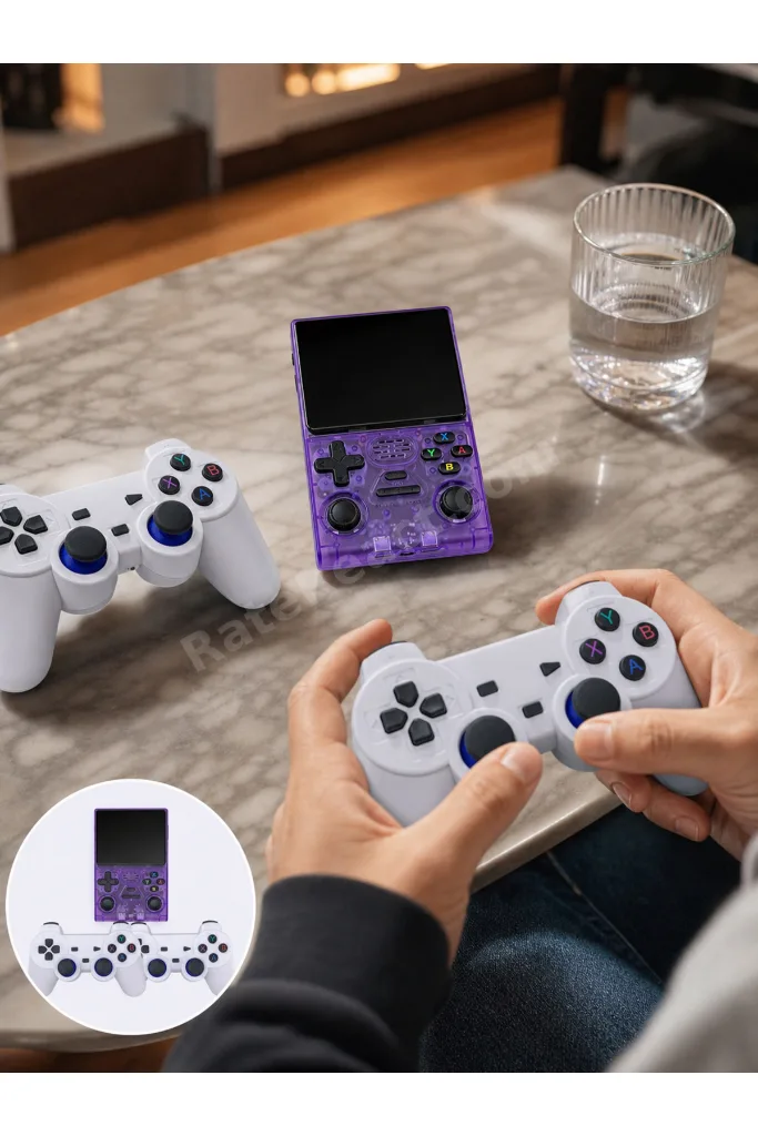 Retro Oyun Konsolu 2 Kablosuz Oyun Kolu ve IPS Ekranlı - LSNTKN-RS4937