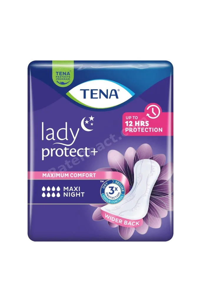 Lady Protect+ Maxi Night Mesane Pedi 8 Damla - 12'li 1 Paket (12 Adet)