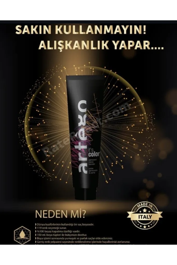 ıt's color profesyonel 5.01-5NA 150 ml saç boyası