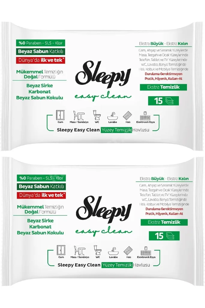TTKTEKNOLOJİ Yüzey Temizlik Havlusu&Mendili Seyahat Boy 12x2x15 (360 Yaprak) TTKTEKNOLOJİ 2026 39551