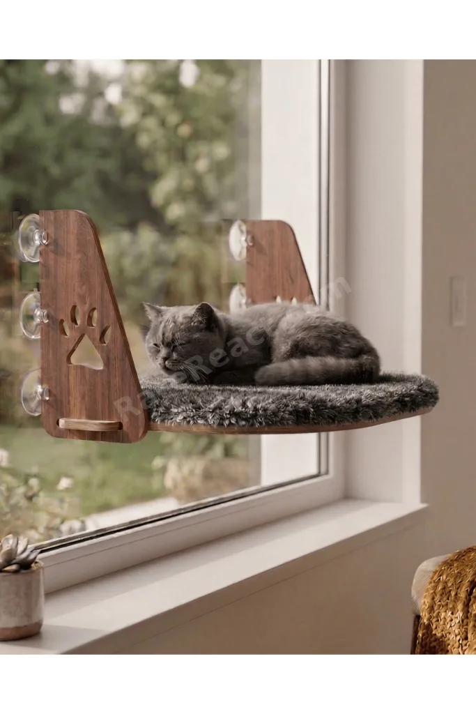 Kedi Cam Yatağı , Vantuzlu Kedi Cam Yatak