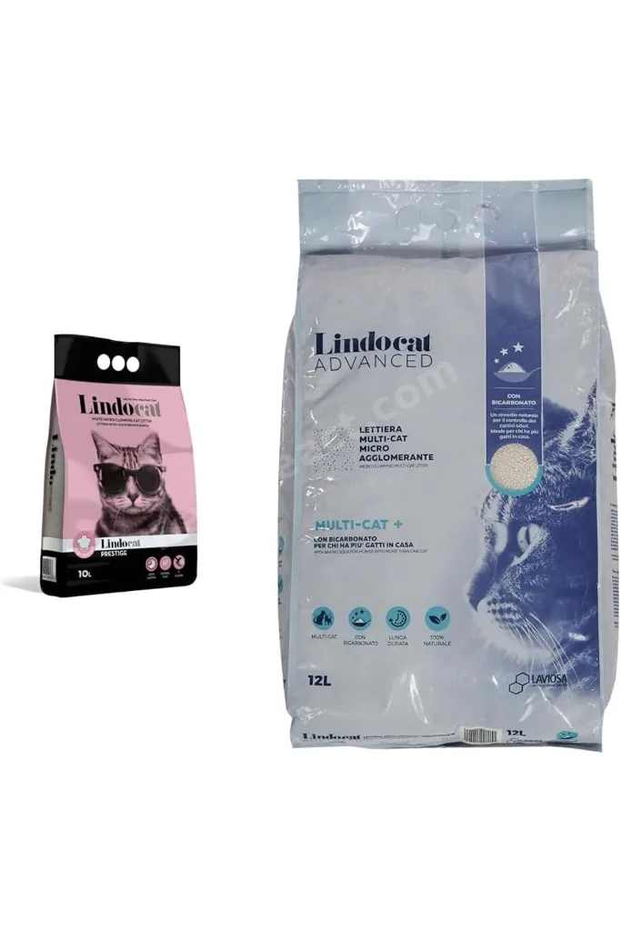 TTKTEKNOLOJİ Lindo Cat Bebek Pudralı İnce Taneli Kedi Kumu 10 Litre & Lindo Cat Advanced Sodyumbikar