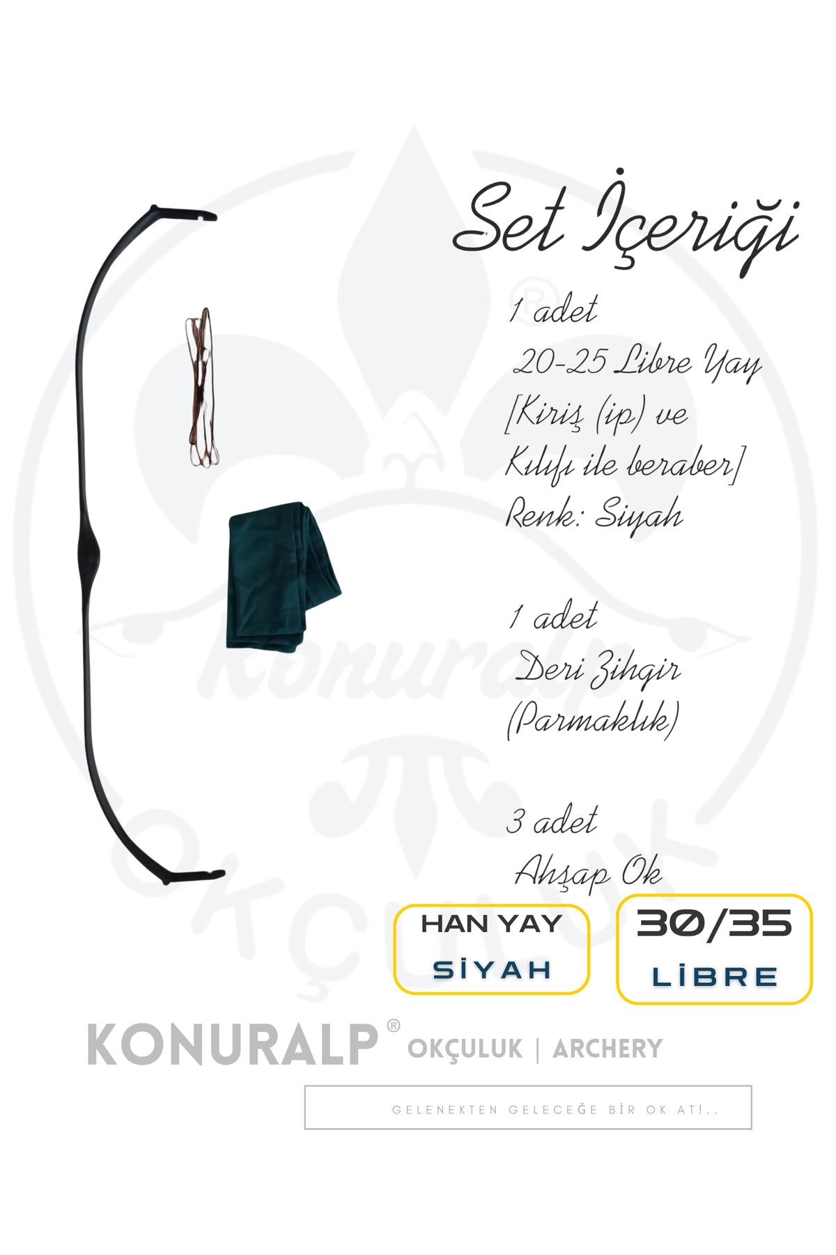 Geleneksel Okçuluk Başlangıç Seti "han" ( 3 Ok) } Genç/yetişkin