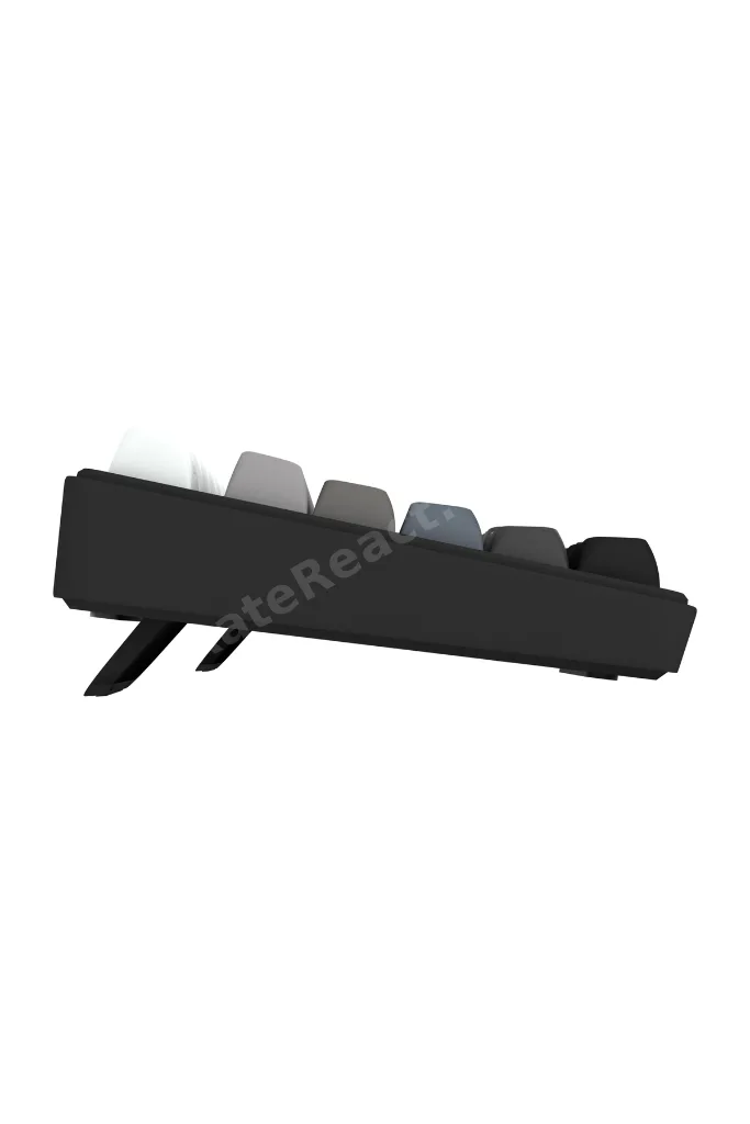 HK255 Membrane LCD RGB Kablosuz/Bluetooth Siyah Gradyan %75 Türkçe Gaming Klavye
