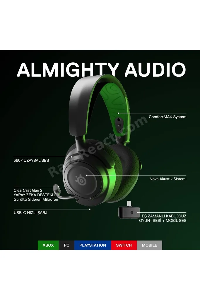 Arctis Nova 7x Kablosuz Xbox Konsol Kulaklığı