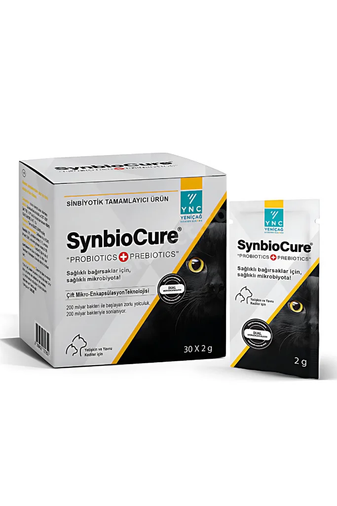 Synbiocure | Kedi | Cat | Probiyotik | Prebiyotik | 30 Adet | Yeni Paket