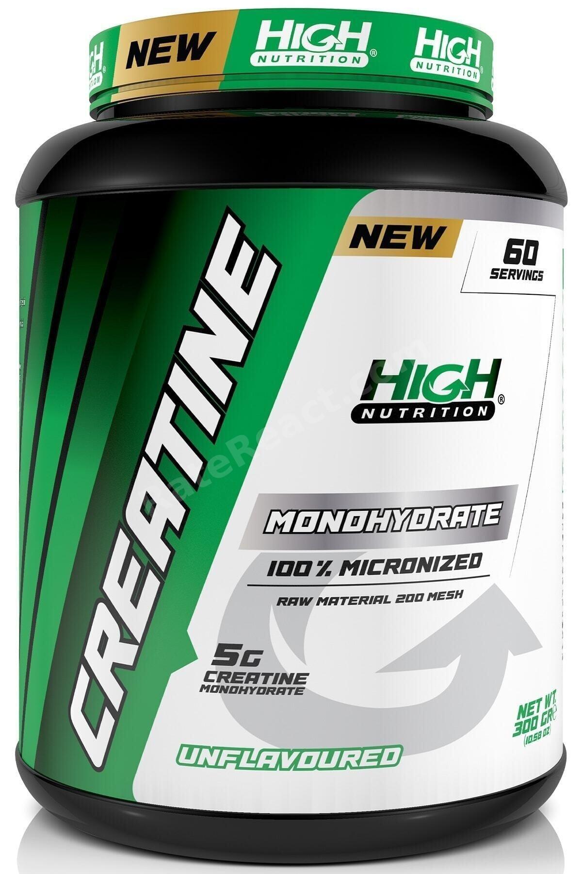 %100 Micronized Creatine Monohydrate 300 Gr 60 Servis 1 Serviste 5 Gr Kreatine