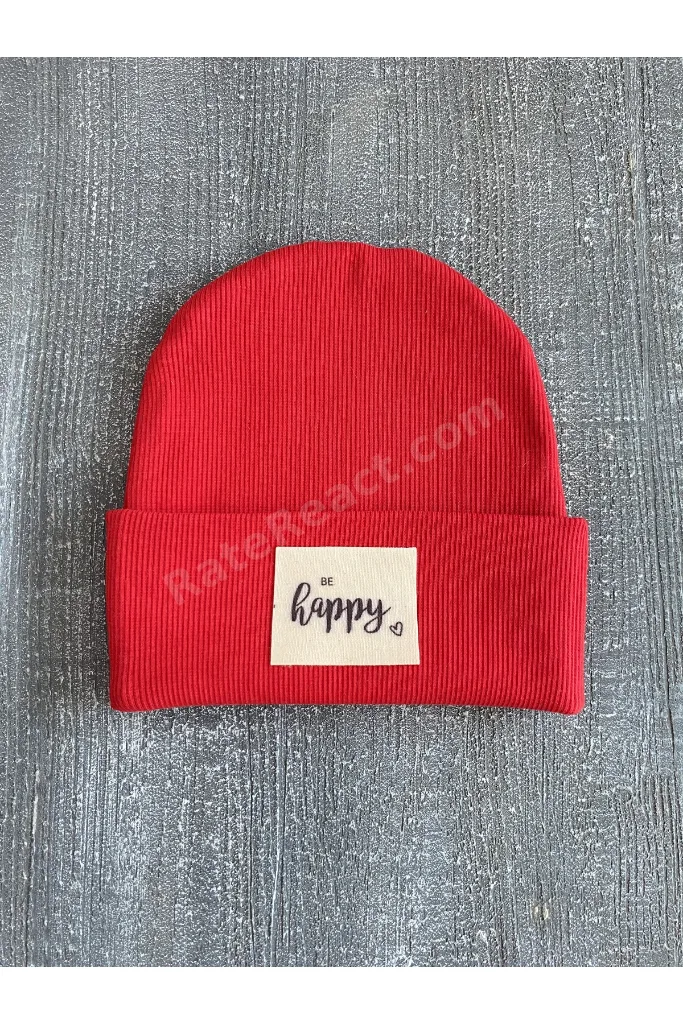 kız / erkek bebek / çocuk etiketli kaşkorse bere HAPPY