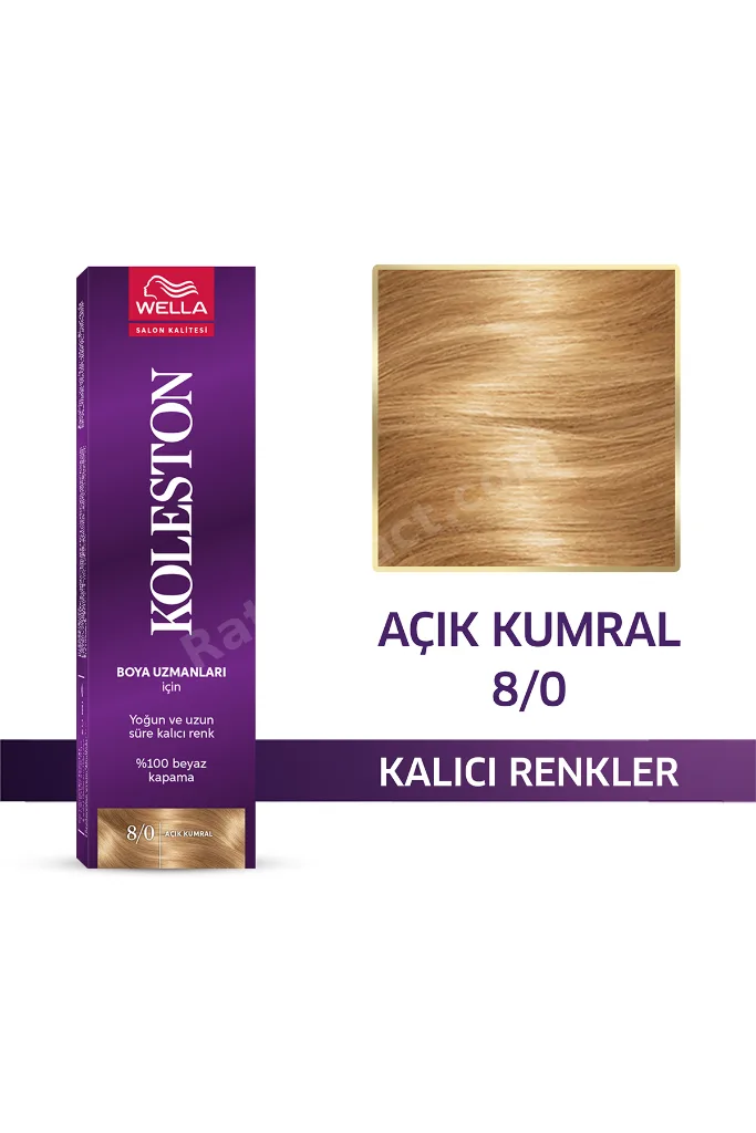 Koleston Single Tüp Saç Boyası 8/0 Açık Kumral