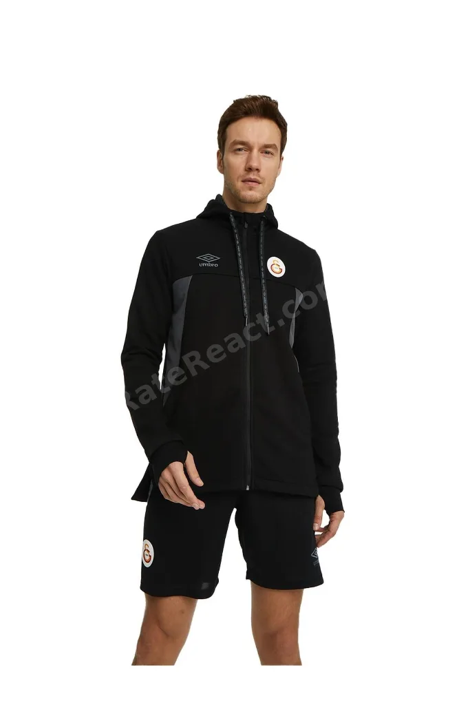 Orijinal Lisanslı Kapüşonlu Siyah Fermuarlı Hoodie Hediyelik Ahşap Kutulu