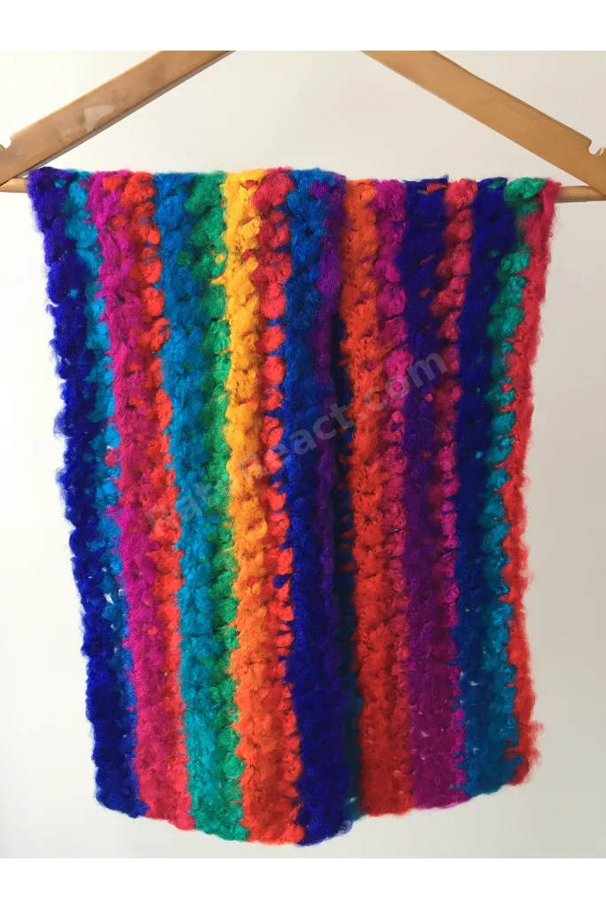 Mora Knit Atkı El Örgüsü Hafif Atkı (18x185cm 165g-MK33)