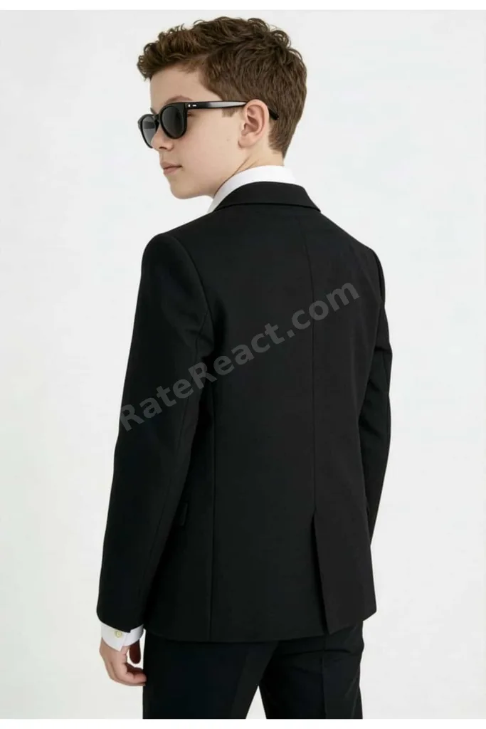 Erkek Çocuk Siyah Klasik Blazer Ceket ( 3-16 Yaş )