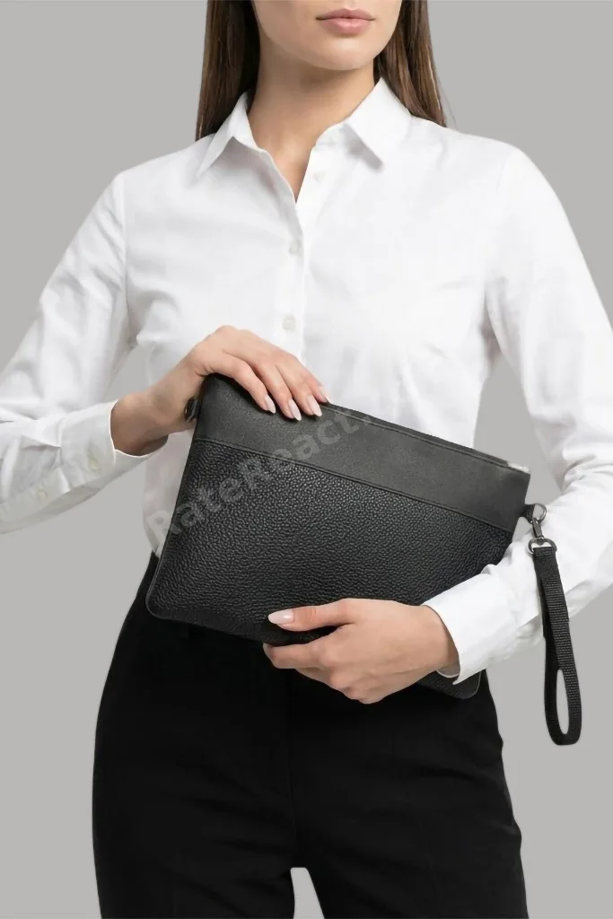 Suni Deri Clutch Çanta Portföy Çanta LD629