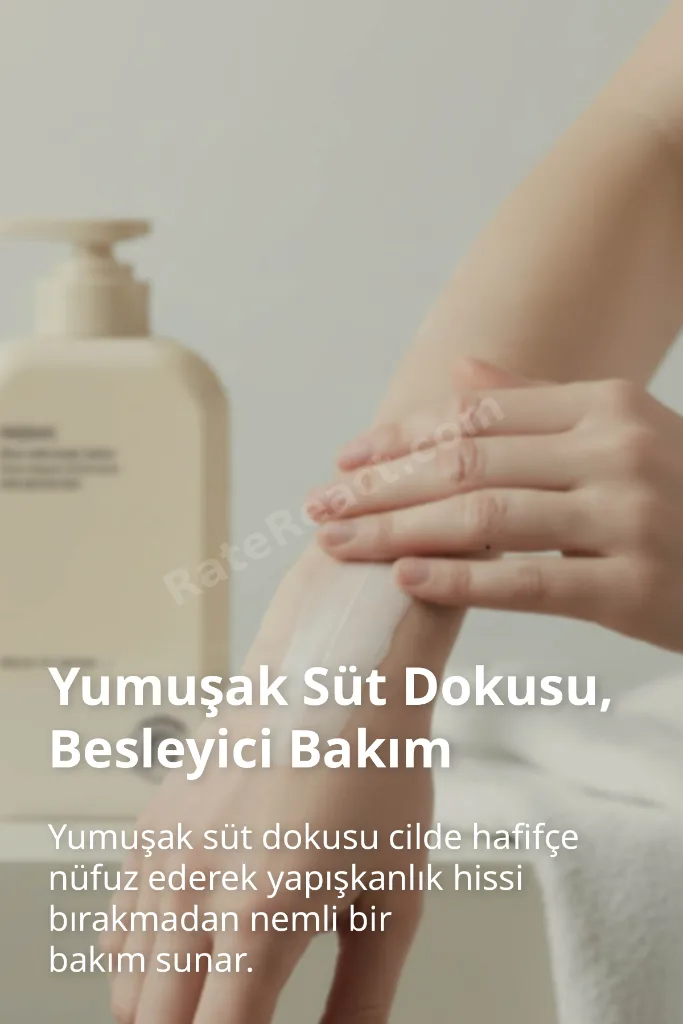 Pirinç Özlü, Nemlendirici Hafif Yapılı Pirinç Sütü Özlü Vücut Losyonu Rice Milk Body Lotion