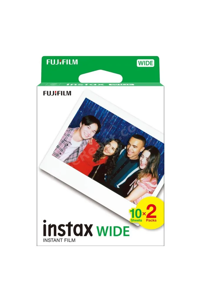 Instax Wide 400 Yeşil Fotoğraf Makinesi ve 20'li Film