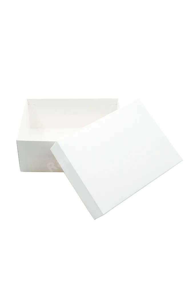 25x18x10 Beyaz Kapaklı Hediye Kutusu 1 Adet