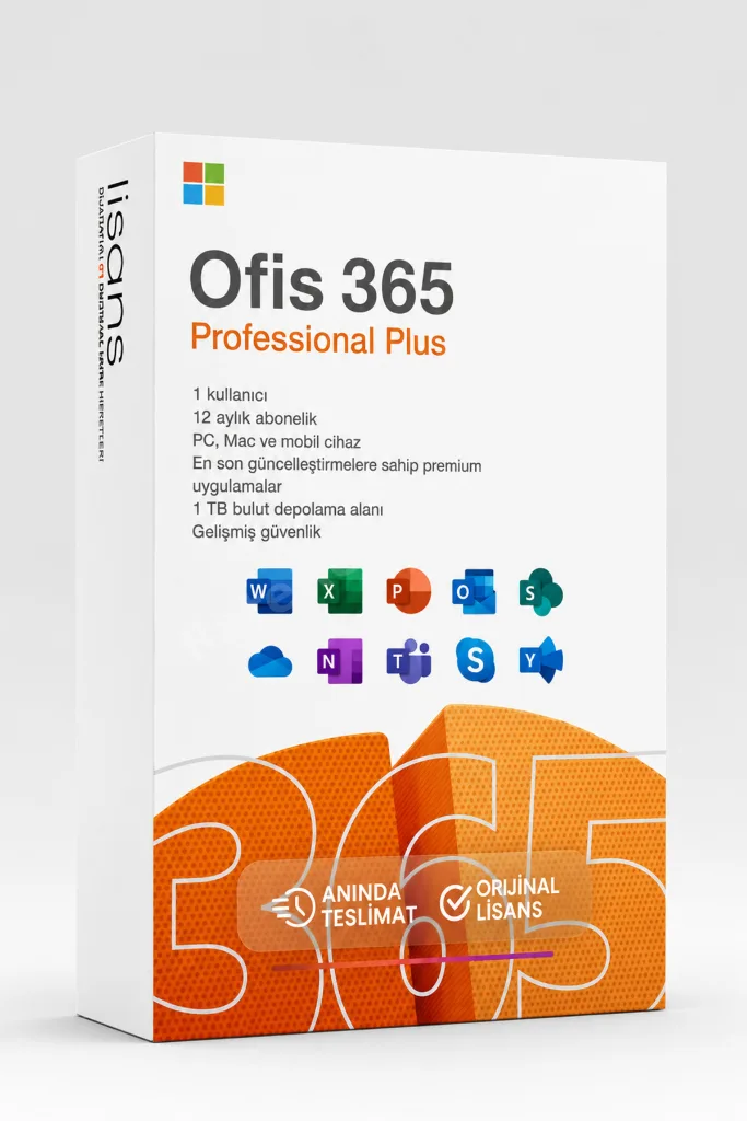 Office365 Premium 5 Cihaz Süresiz Kullanım - PC, Ipad, Tablet, MacOS, Android, Ios, Macbook