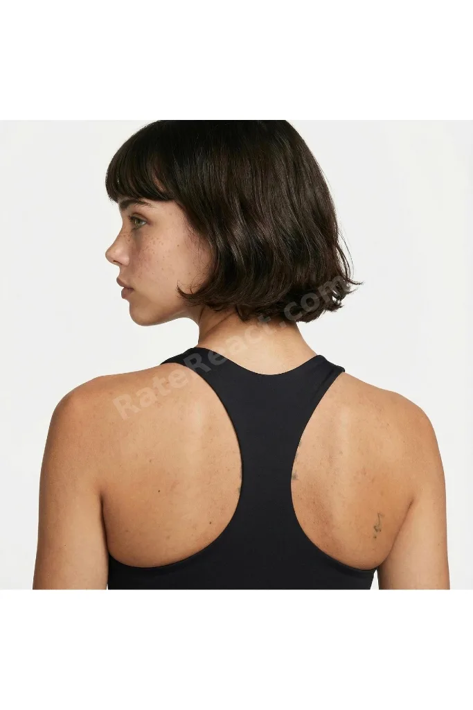 Dri-Fit Swoosh Tank Kadın Dolgulu Siyah Atlet -KUZEY SPORT