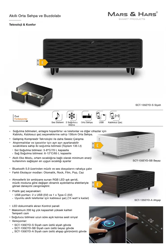 Akıllı Sehpa & Buzdolabı | Smart Coffee Table
