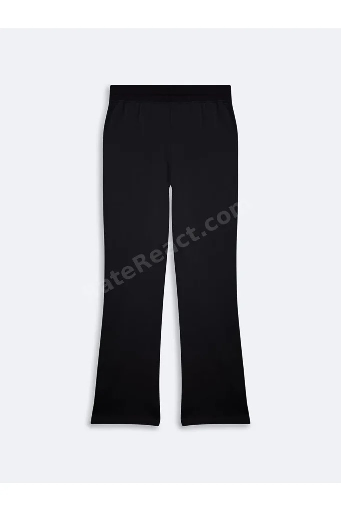 Flare Paça Basic Lacivert Eşofman