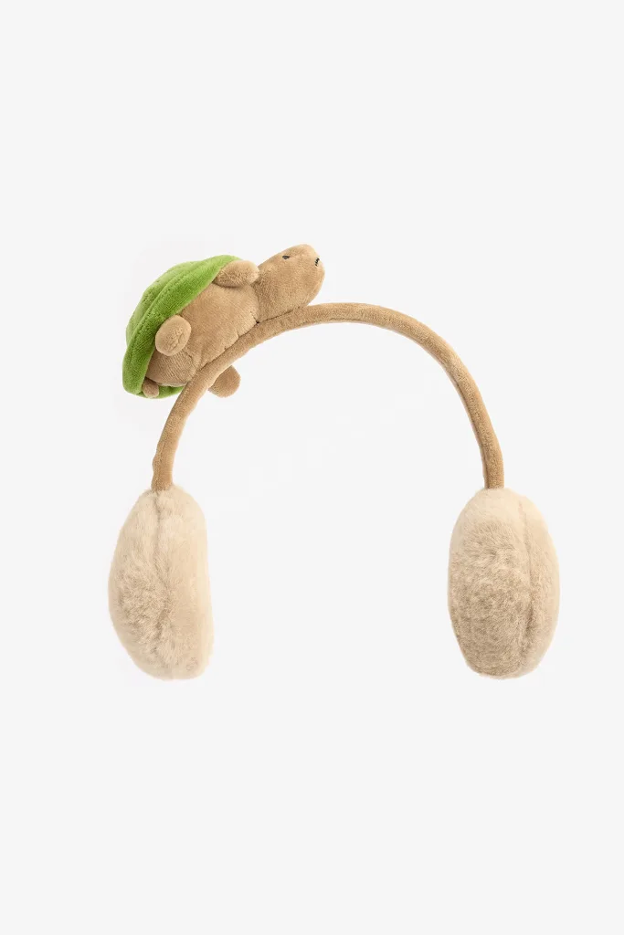 Yeşil Erkek Çocuk Turtle Kulaklık