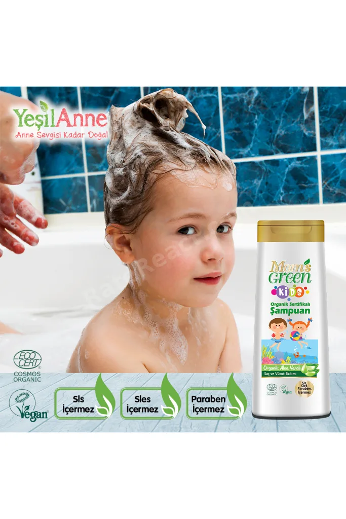 2'li Set Kids Organik Aloeveralı Çocuk Şampuanı 400 ml 400 ml