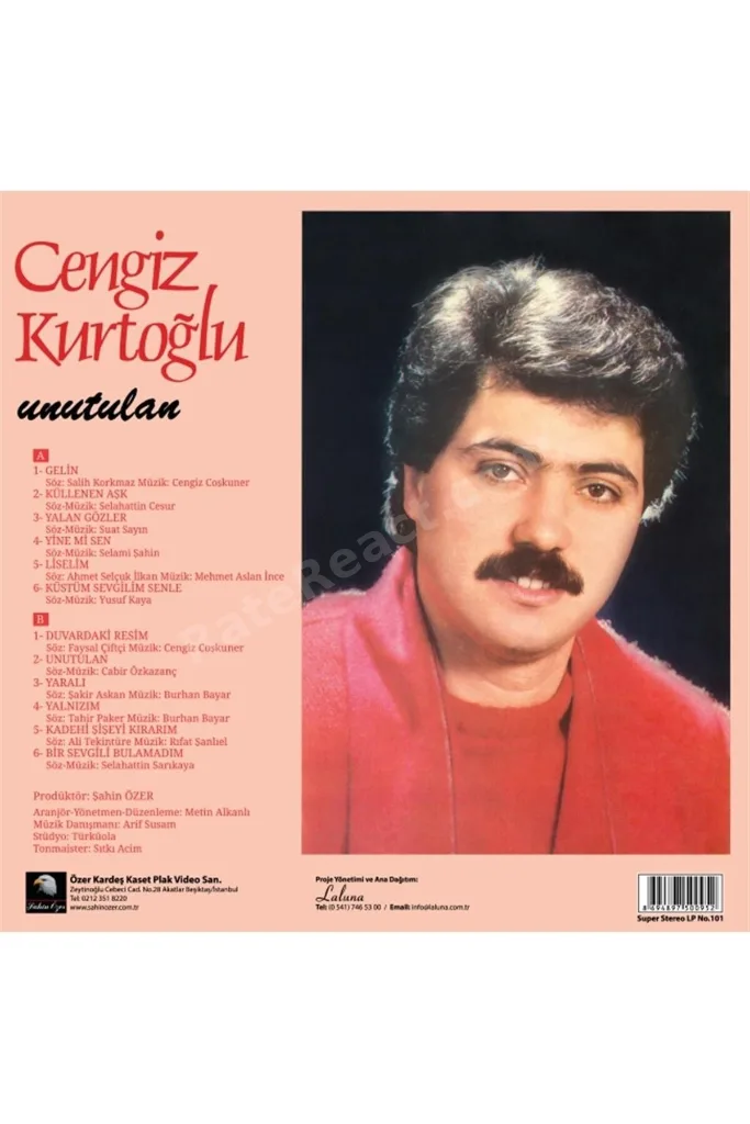 Cengiz Kurtoğlu - Unutulan ( Plak )