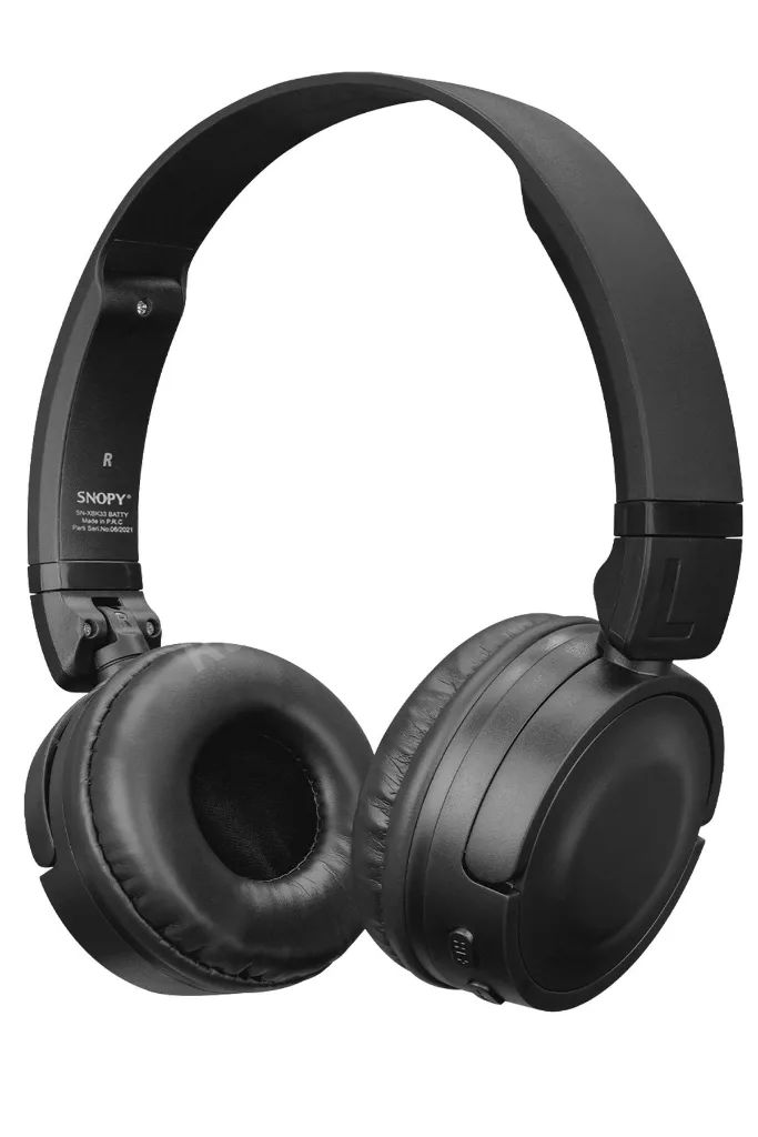 Siyah TF Kart Özellikli Bluetooth Katlanabilir Kulak Üstü Kulaklık