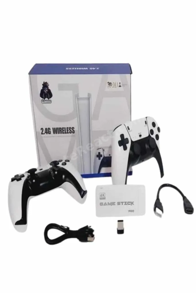 Game Stick 4K Retro Çift Kollu Atari Oyunlari +20000 Oyunlu Konsol Nostalji