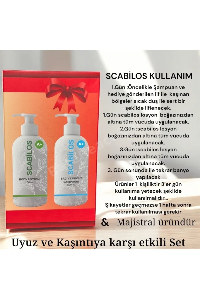 200 ml Losyon Ve 200 ml Şampuan ( U.Y.U.Z İçin )