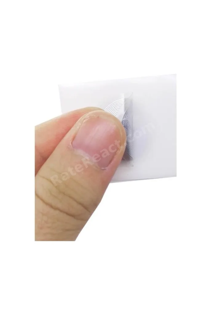 25 adet Ntag213 Şefaf Kodlanabilir Kilitsiz Yapışkanlı 25mm Etiket Şefaf 25 Adet